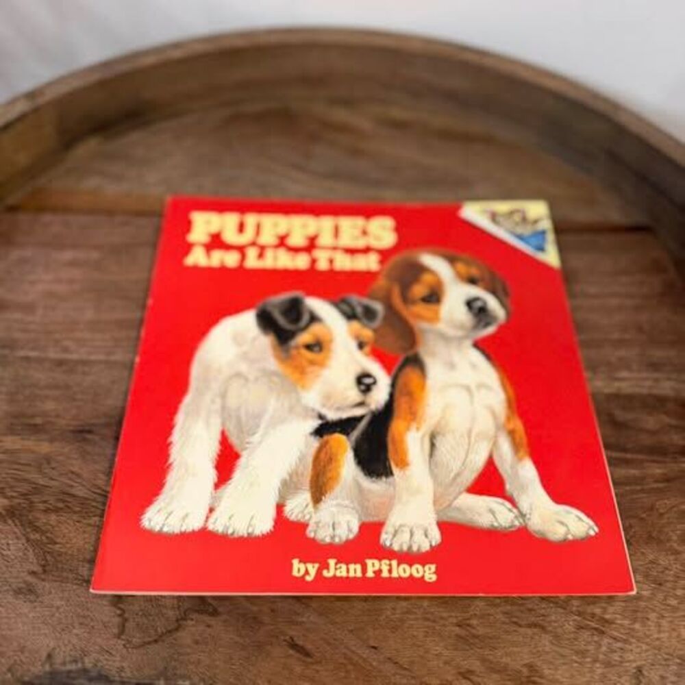 Vintage "Puppies Are Like That" Children's Book by Jan Pfloog (1975)